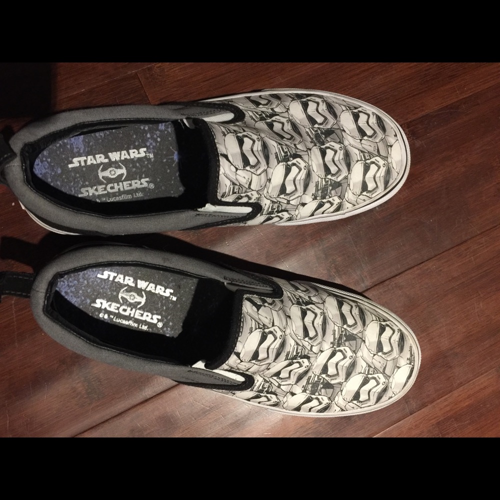 Star Wars troopers slip ons